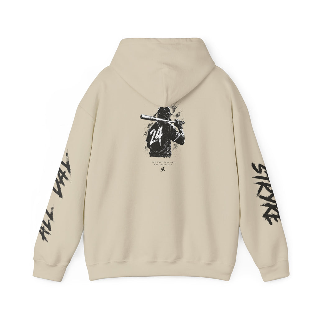 Stryke Baseball Hoodie — Vintage Player Graphic Pullover