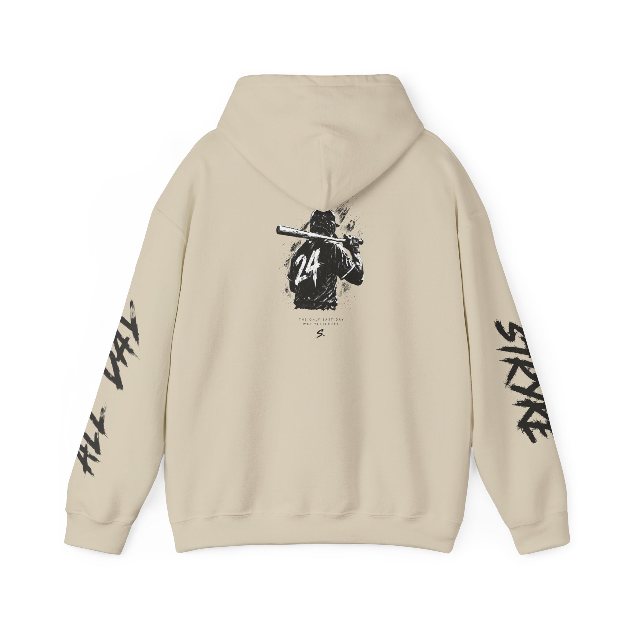 Stryke Baseball Hoodie — Vintage Player Graphic Pullover