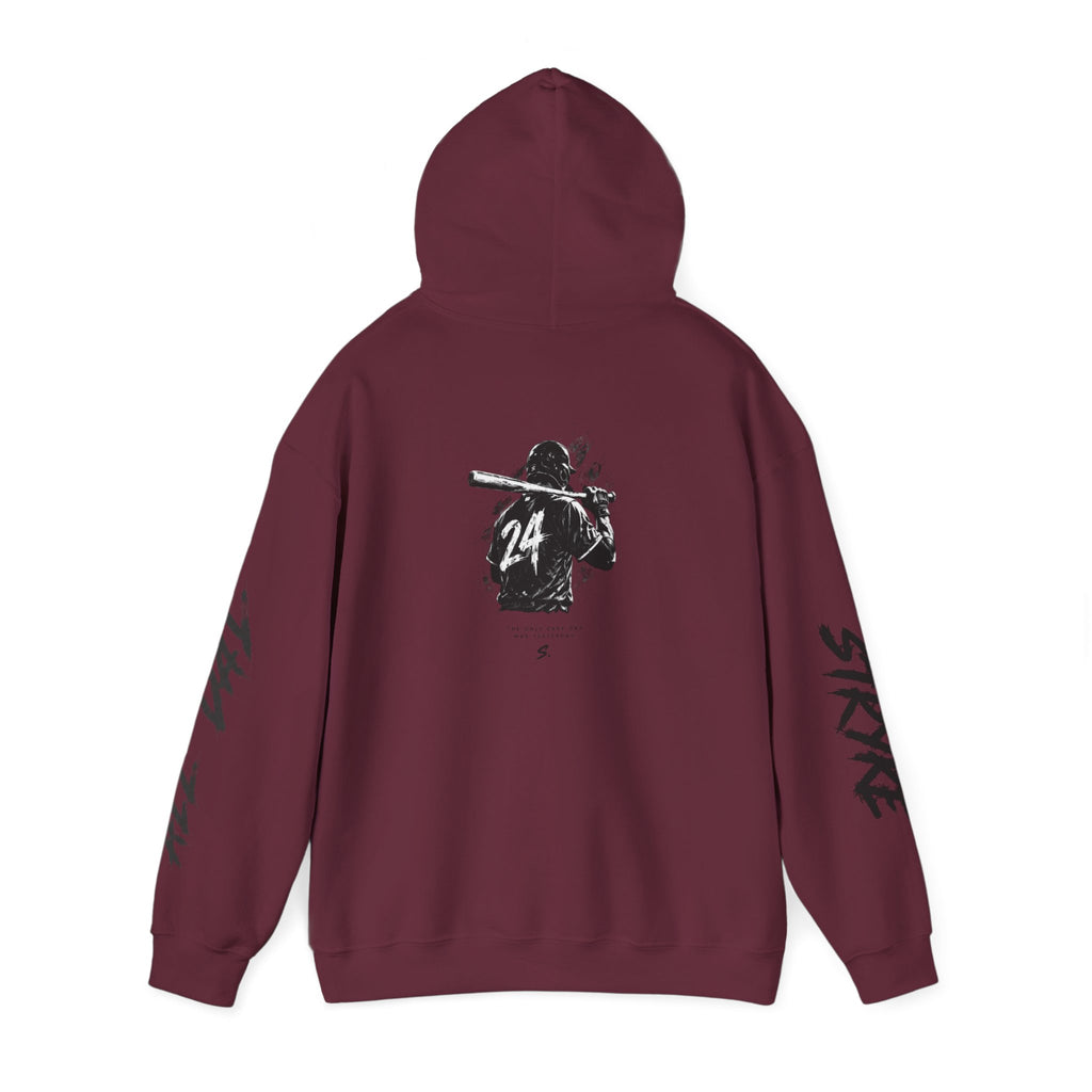 Stryke Baseball Hoodie — Vintage Player Graphic Pullover