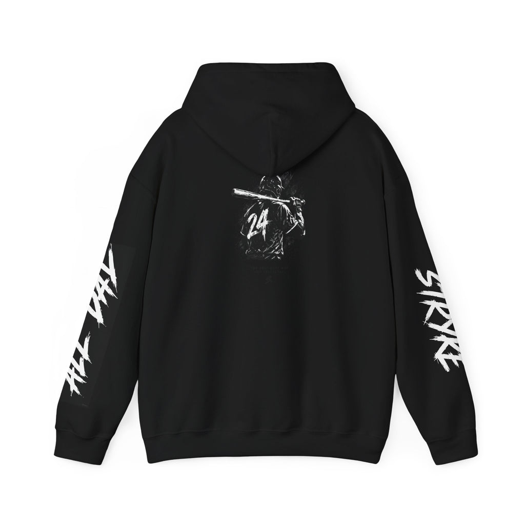 Stryke Baseball Hoodie — Vintage Player Graphic Pullover