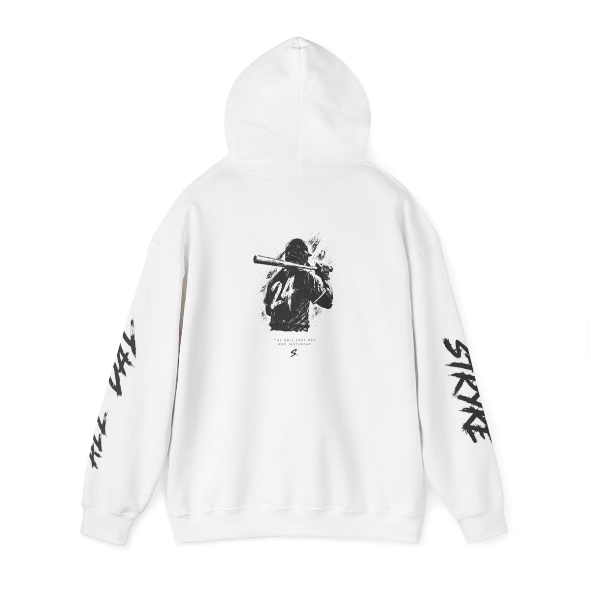 Stryke Baseball Hoodie — Vintage Player Graphic Pullover