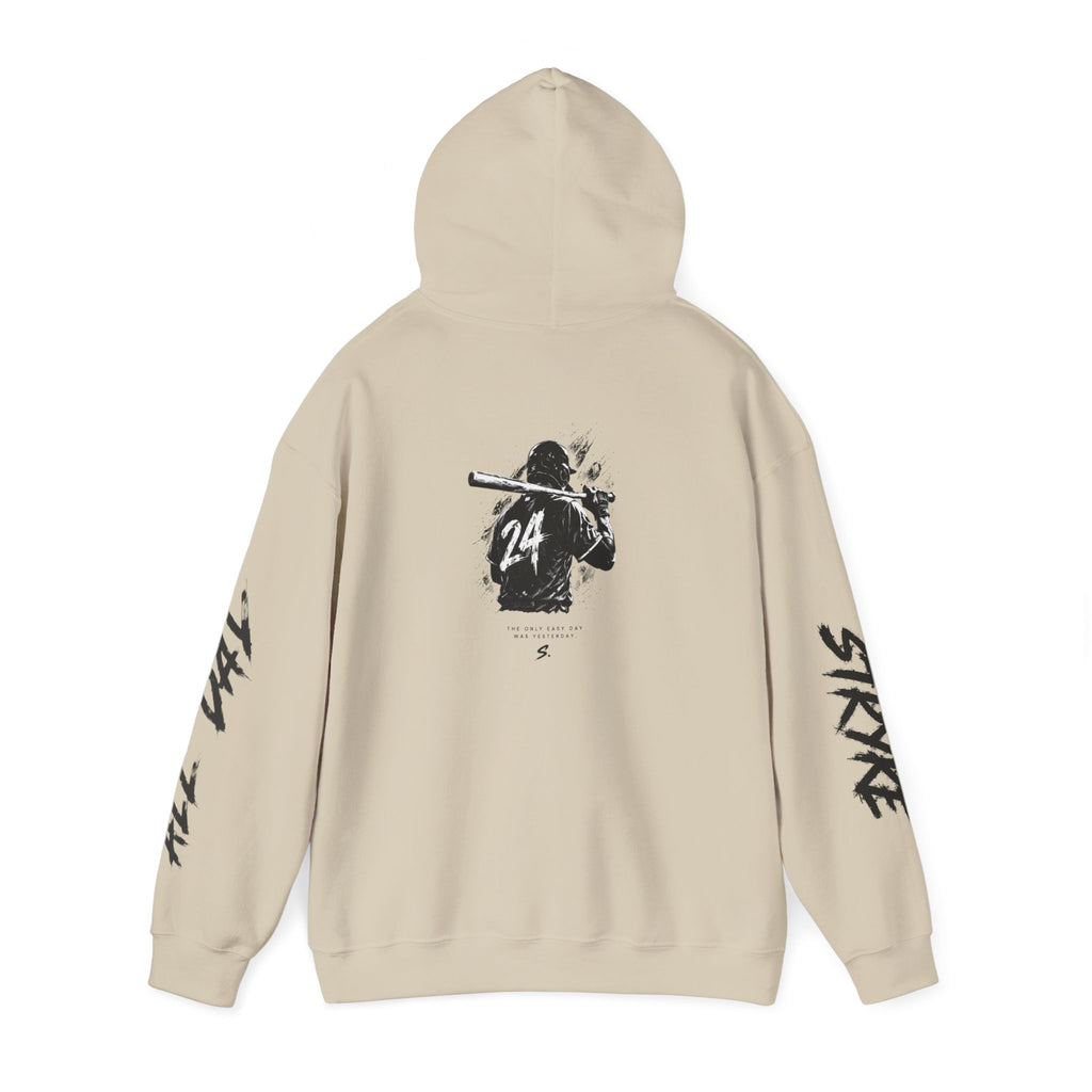 Stryke Baseball Hoodie — Vintage Player Graphic Pullover