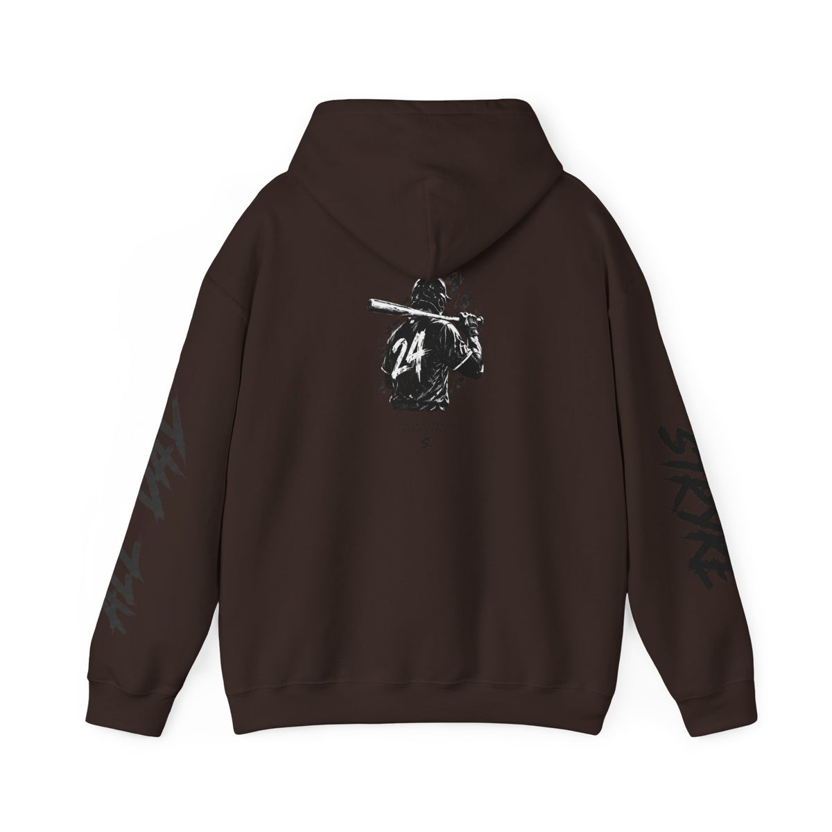 Stryke Baseball Hoodie — Vintage Player Graphic Pullover