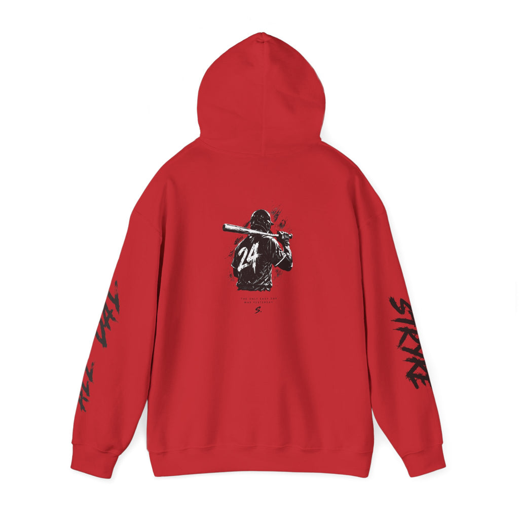 Stryke Baseball Hoodie — Vintage Player Graphic Pullover