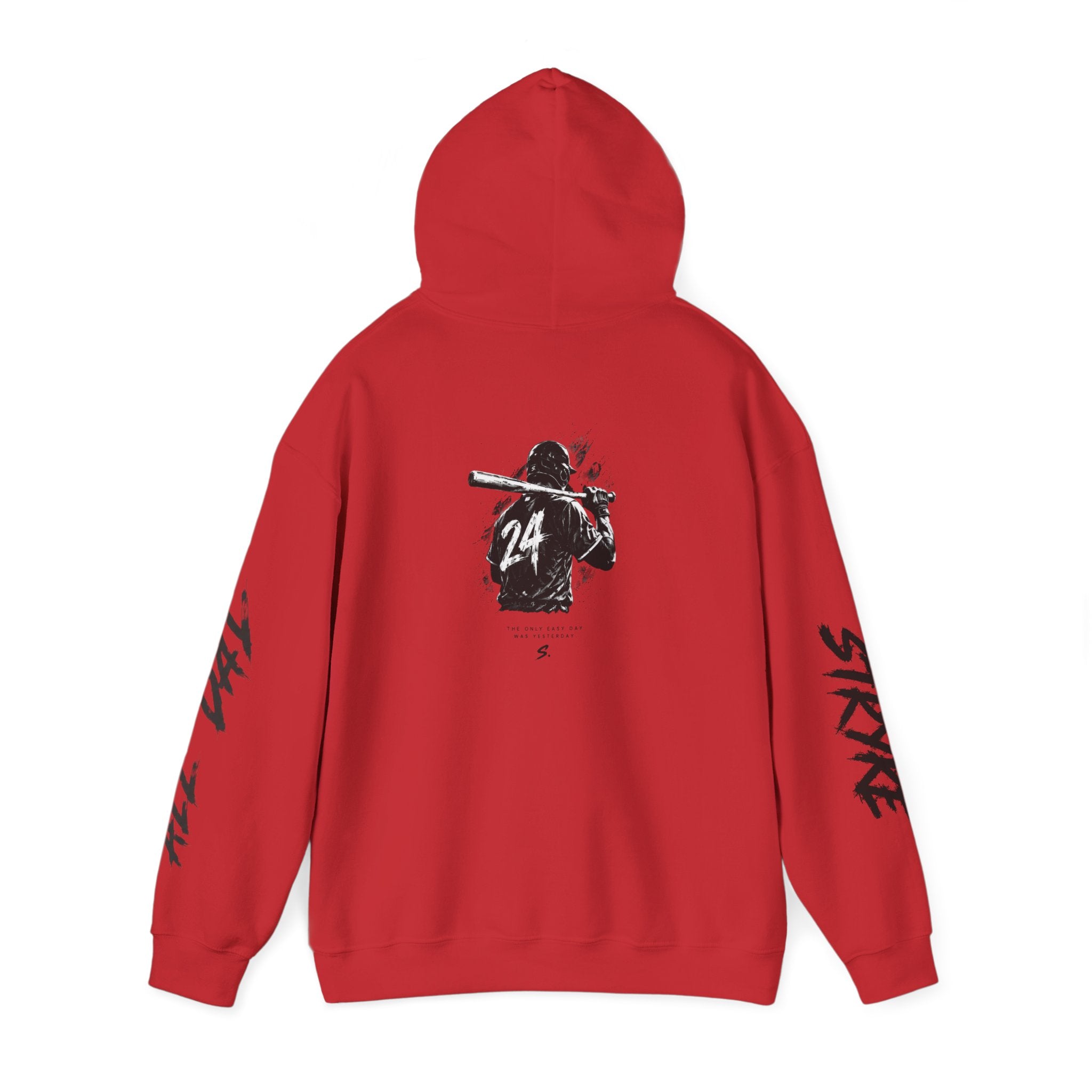 Stryke Baseball Hoodie — Vintage Player Graphic Pullover