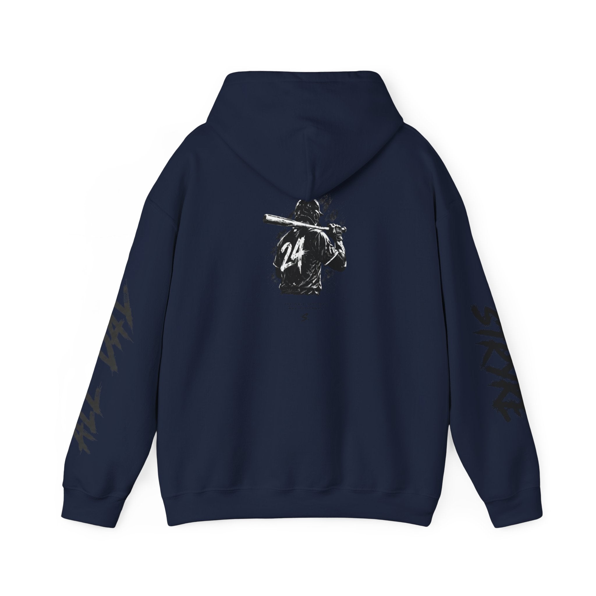 Stryke Baseball Hoodie — Vintage Player Graphic Pullover