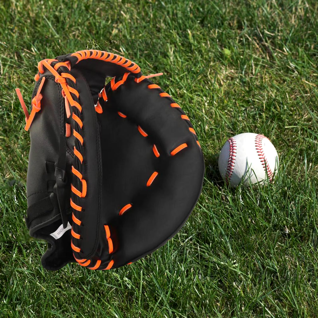 Baseball Gloves Softball Training Teeball Gloves 12.5" Thickened Catcher Mitt Softball Glove for Adults Beginner Outdoor Sports
