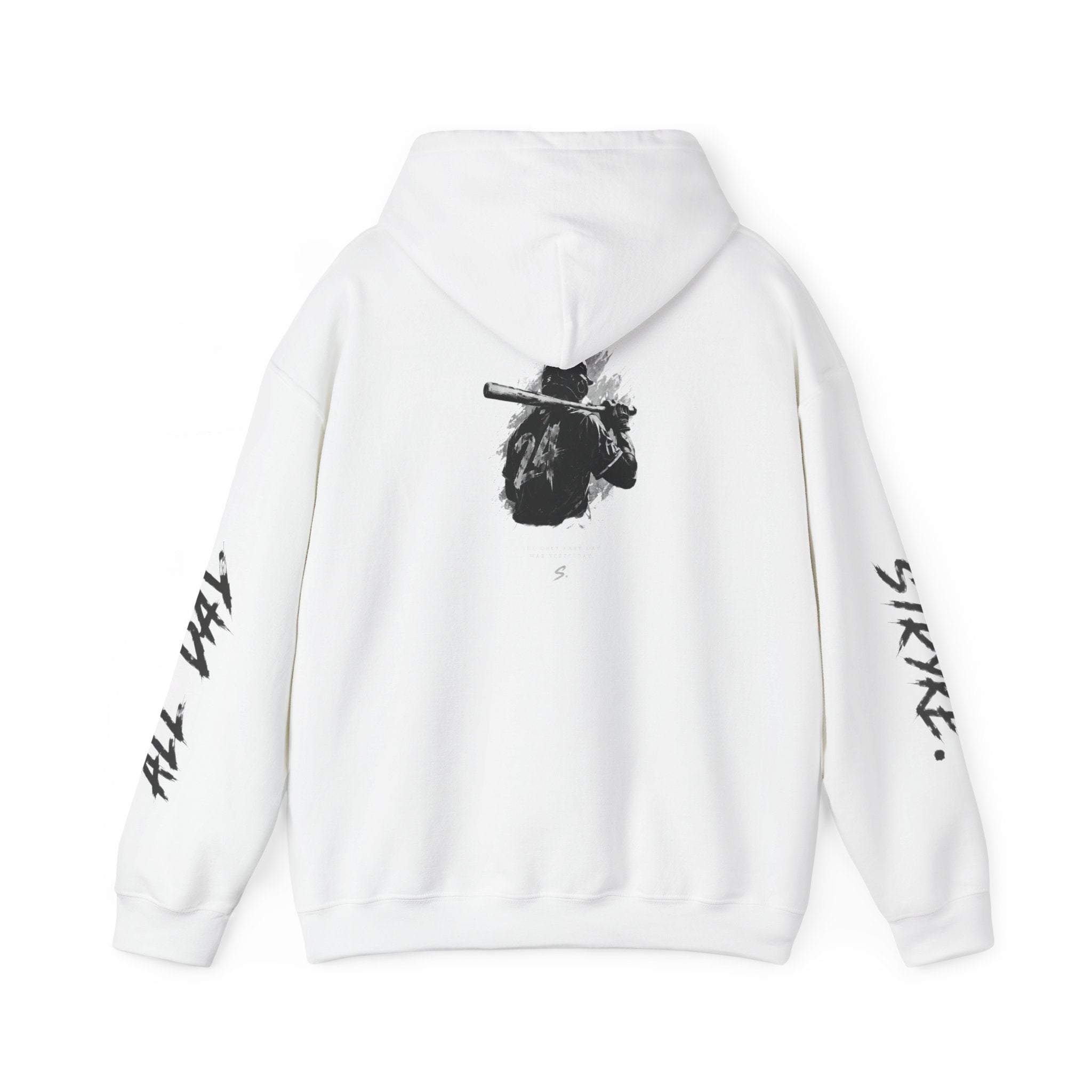 Stryke Logo Hoodie — Streetwear Graphic Pullover with Sleeve Script