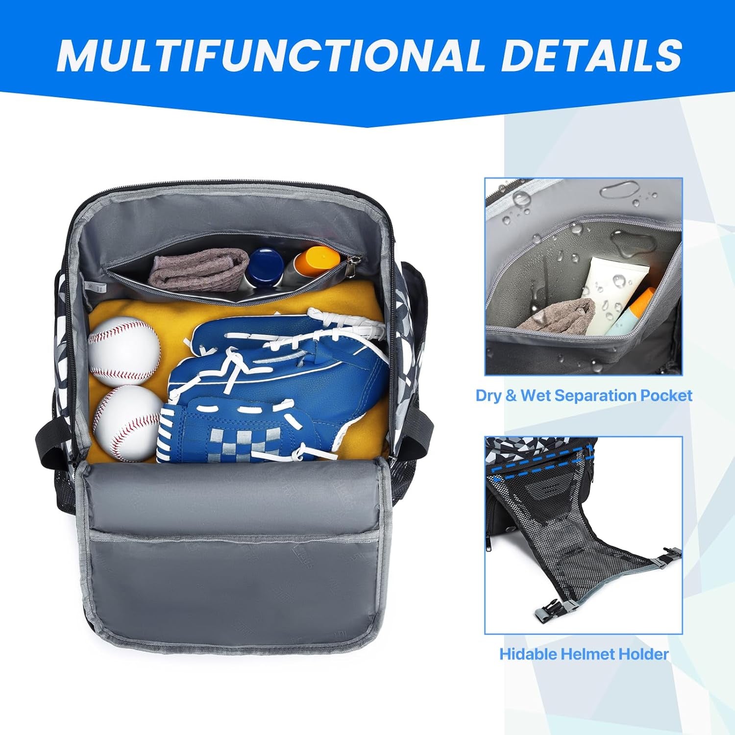 Softball Bag,Softball Bat Bag for Youth Adults
