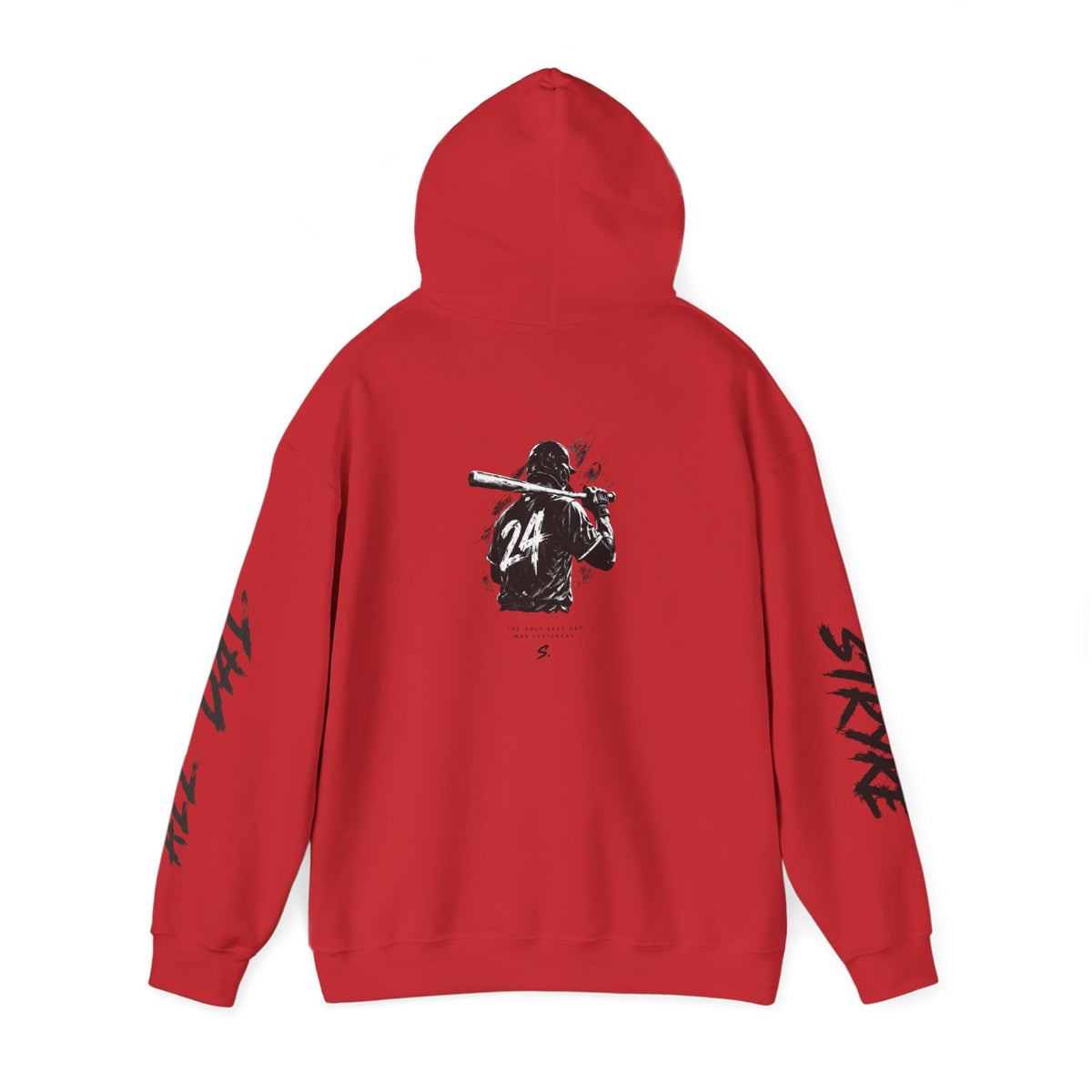 Stryke Baseball Hoodie — Vintage Player Graphic Pullover