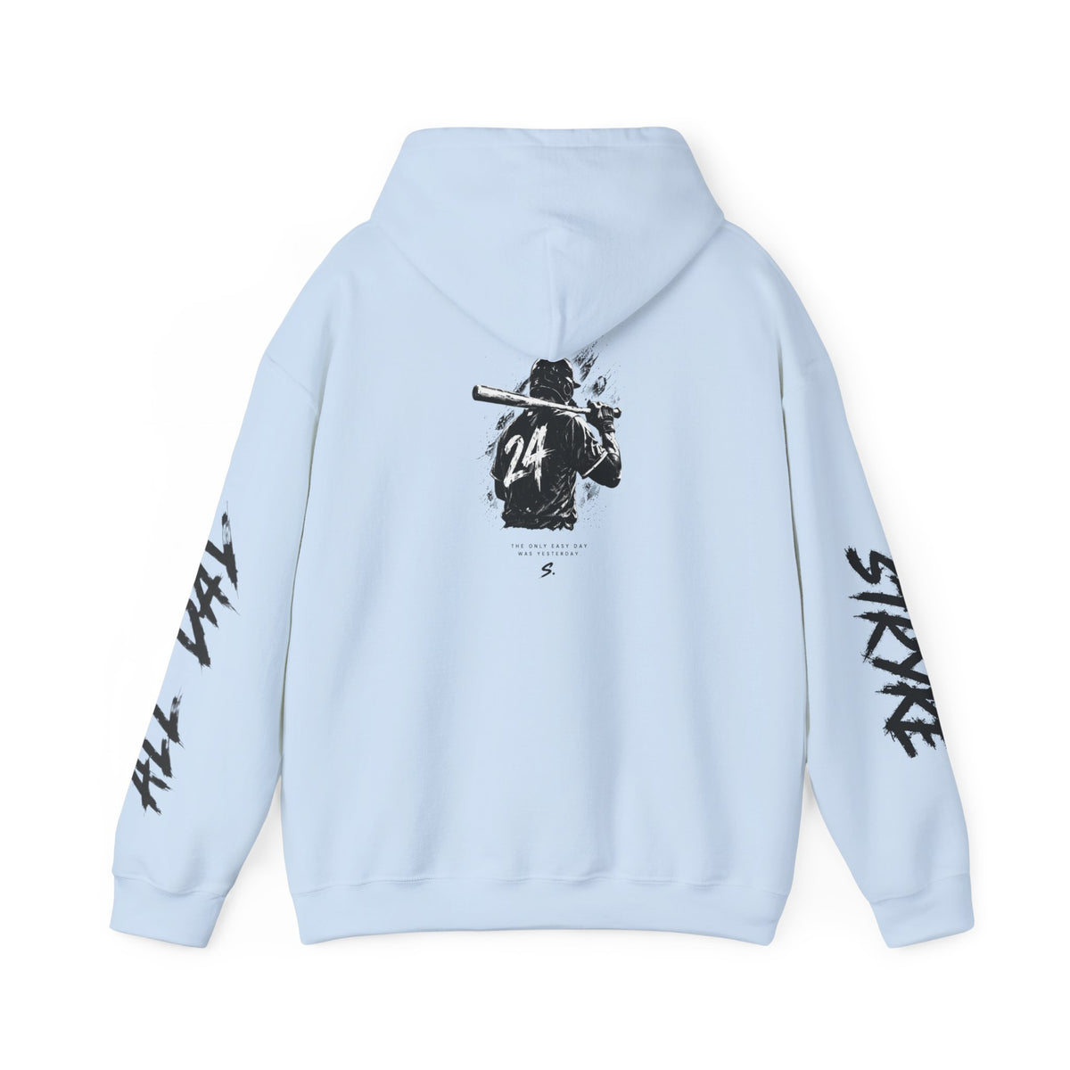Stryke Baseball Hoodie — Vintage Player Graphic Pullover
