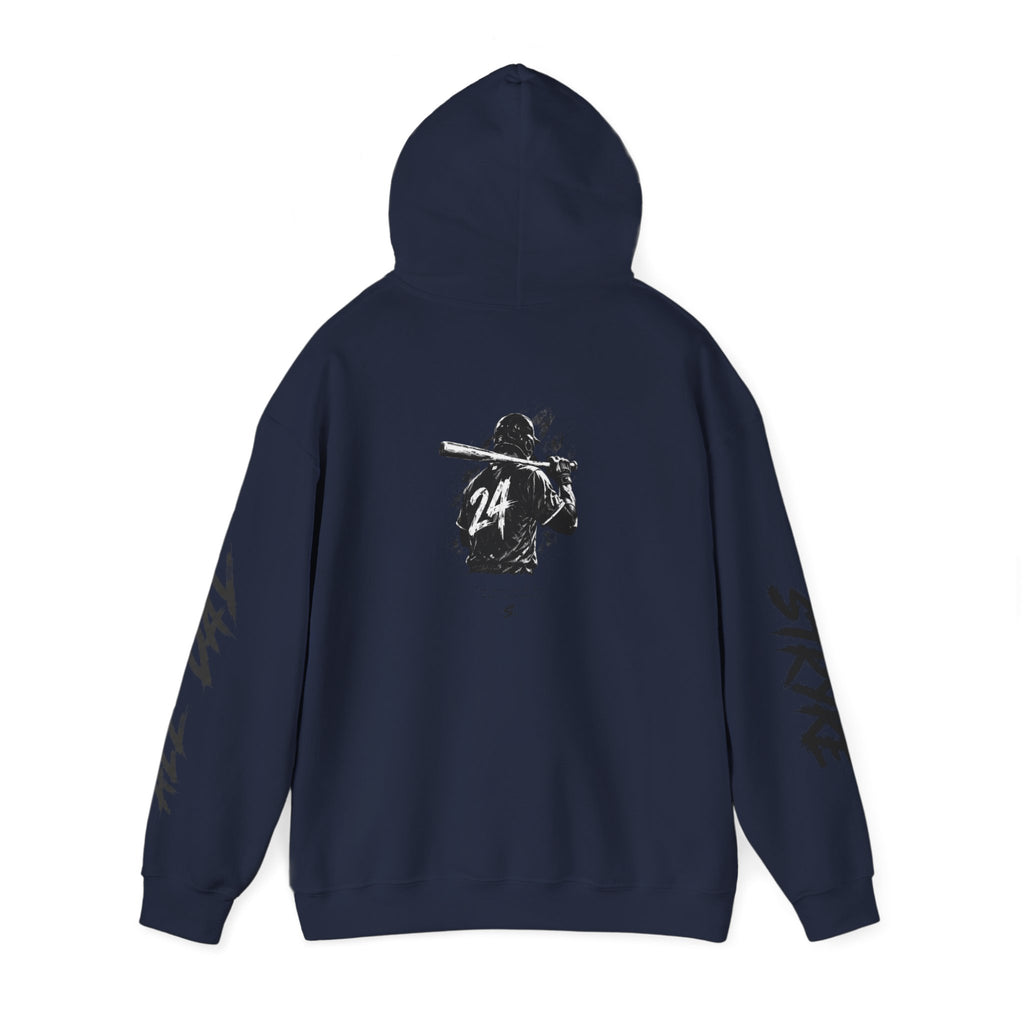 Stryke Baseball Hoodie — Vintage Player Graphic Pullover