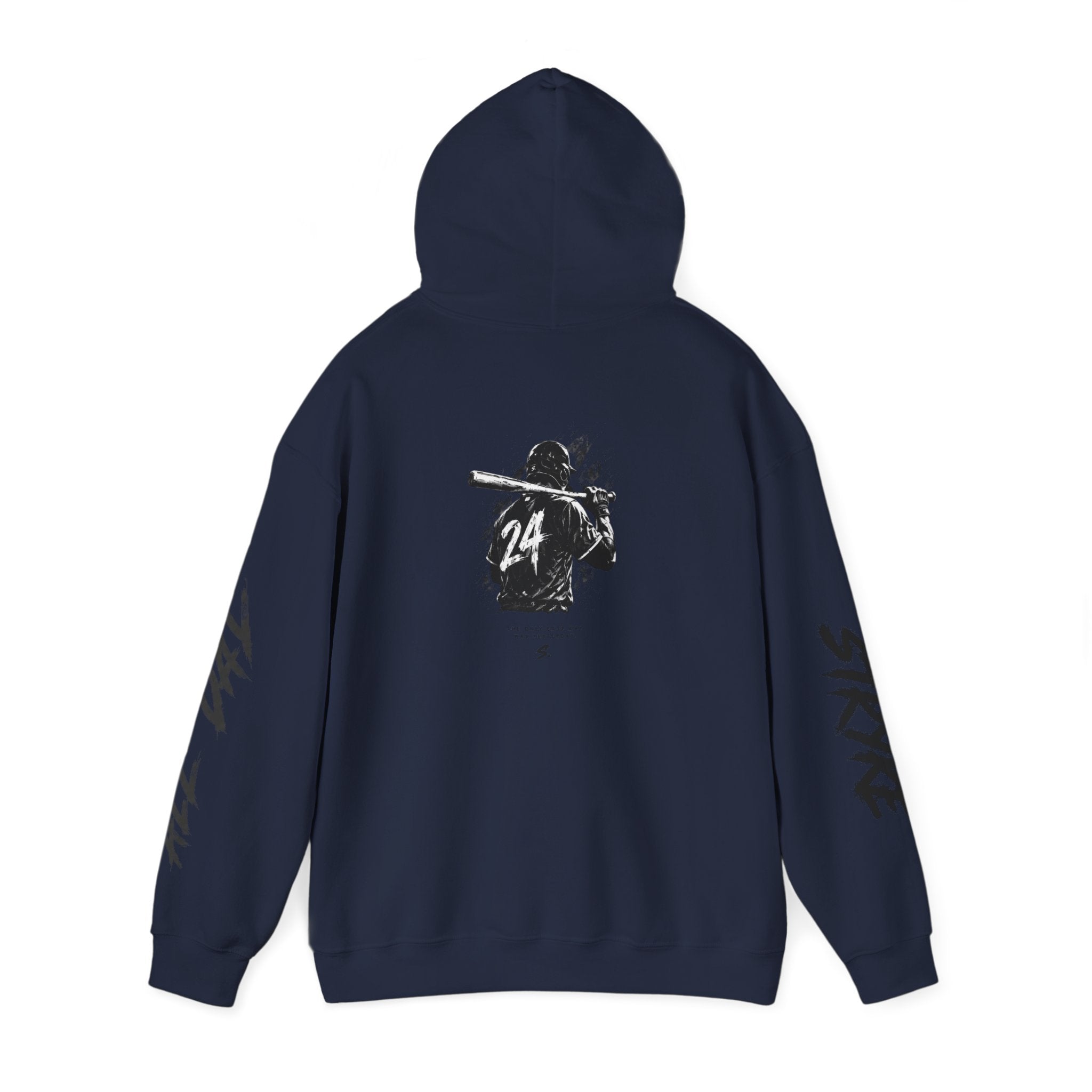 Stryke Baseball Hoodie — Vintage Player Graphic Pullover