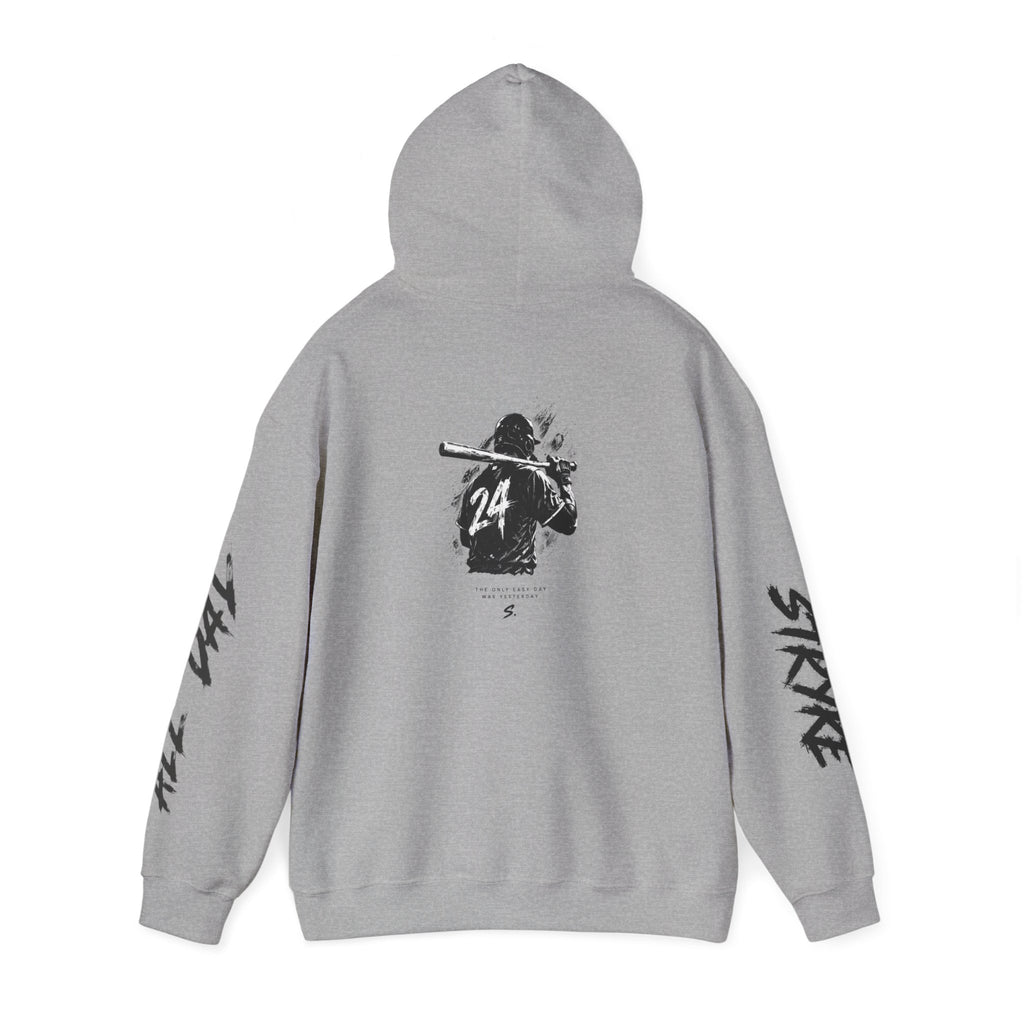 Stryke Baseball Hoodie — Vintage Player Graphic Pullover