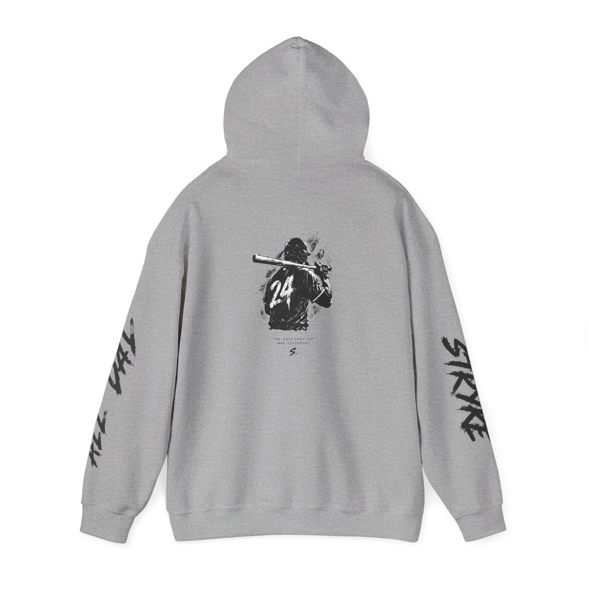 Stryke Baseball Hoodie — Vintage Player Graphic Pullover