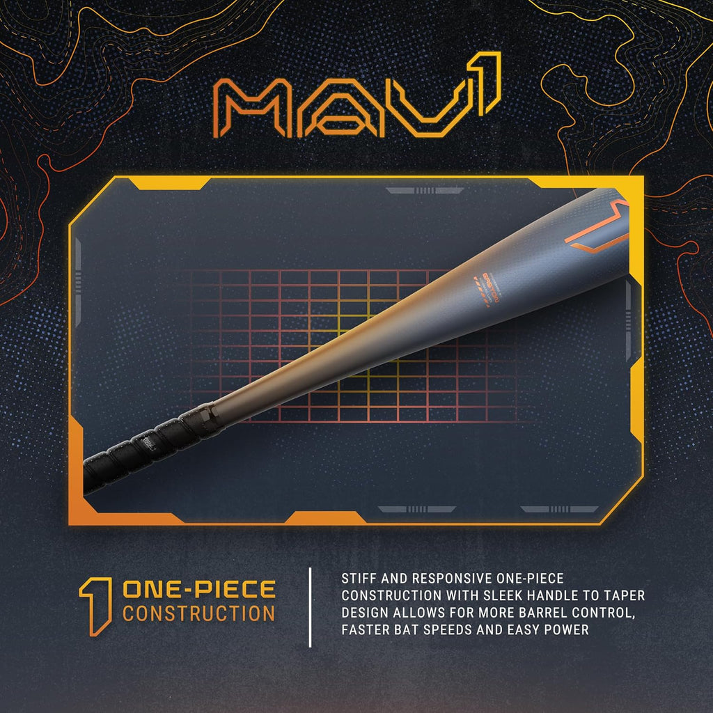 2025 | MAV1 Baseball Bat | BBCOR | -3 Drop | 2 5/8" Barrel | 1 Pc. Alloy