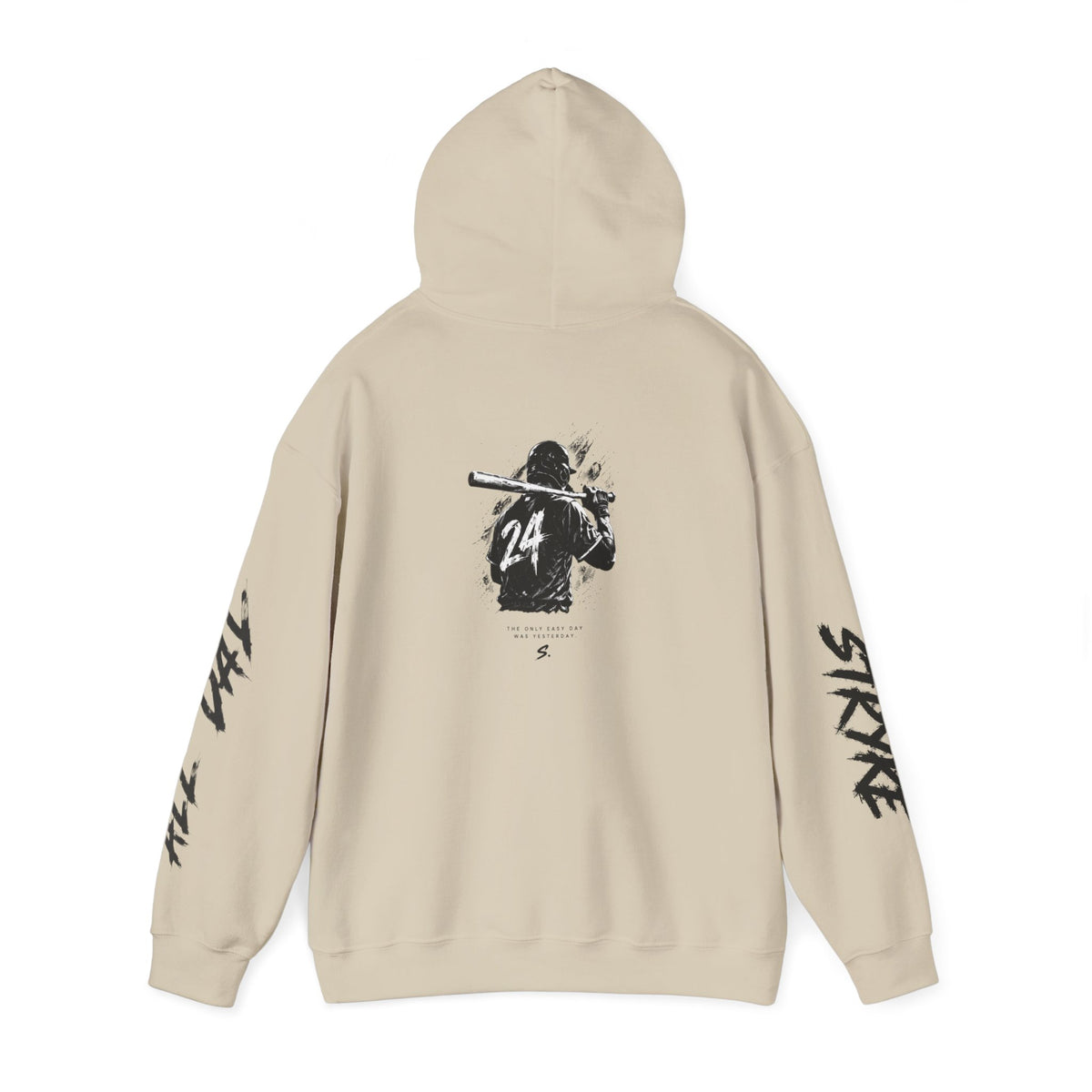 Stryke Baseball Hoodie — Vintage Player Graphic Pullover
