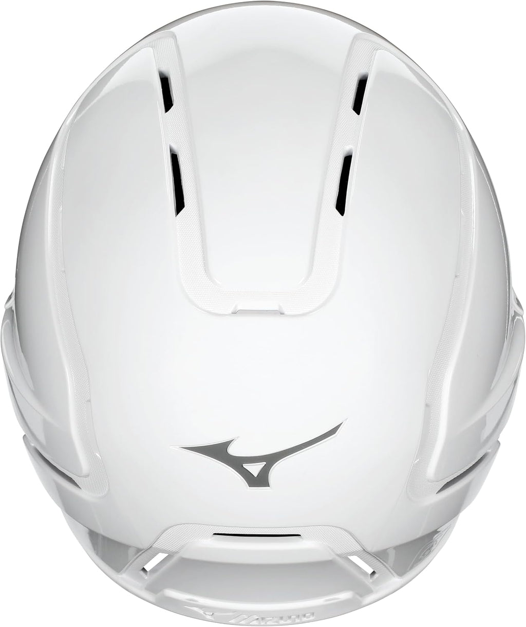 Youth - Boys B6 Youth Baseball Batting Helmet - Solid Color, Glossy White, One Size