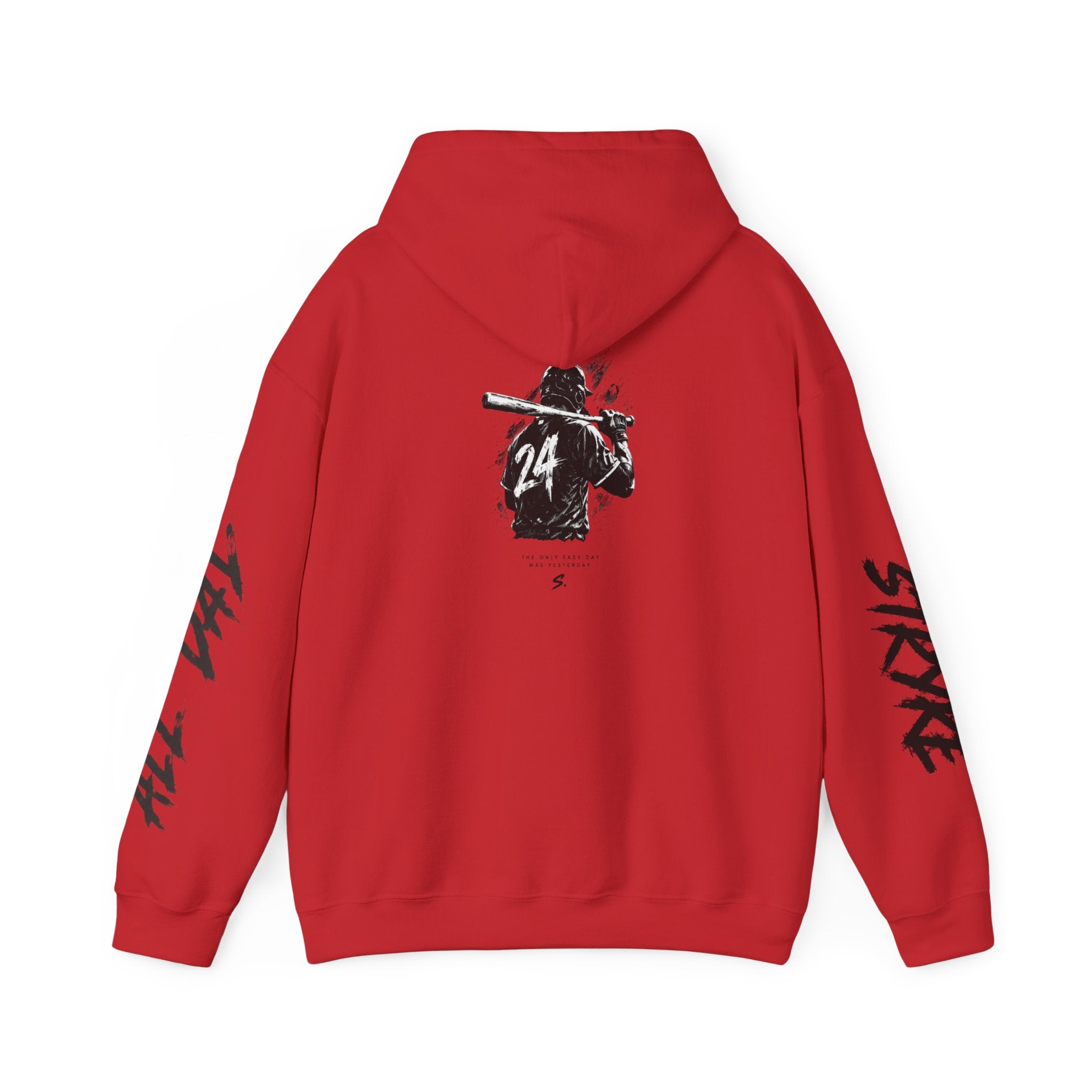 Stryke Baseball Hoodie — Vintage Player Graphic Pullover