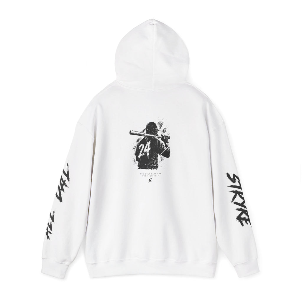 Stryke Baseball Hoodie — Vintage Player Graphic Pullover