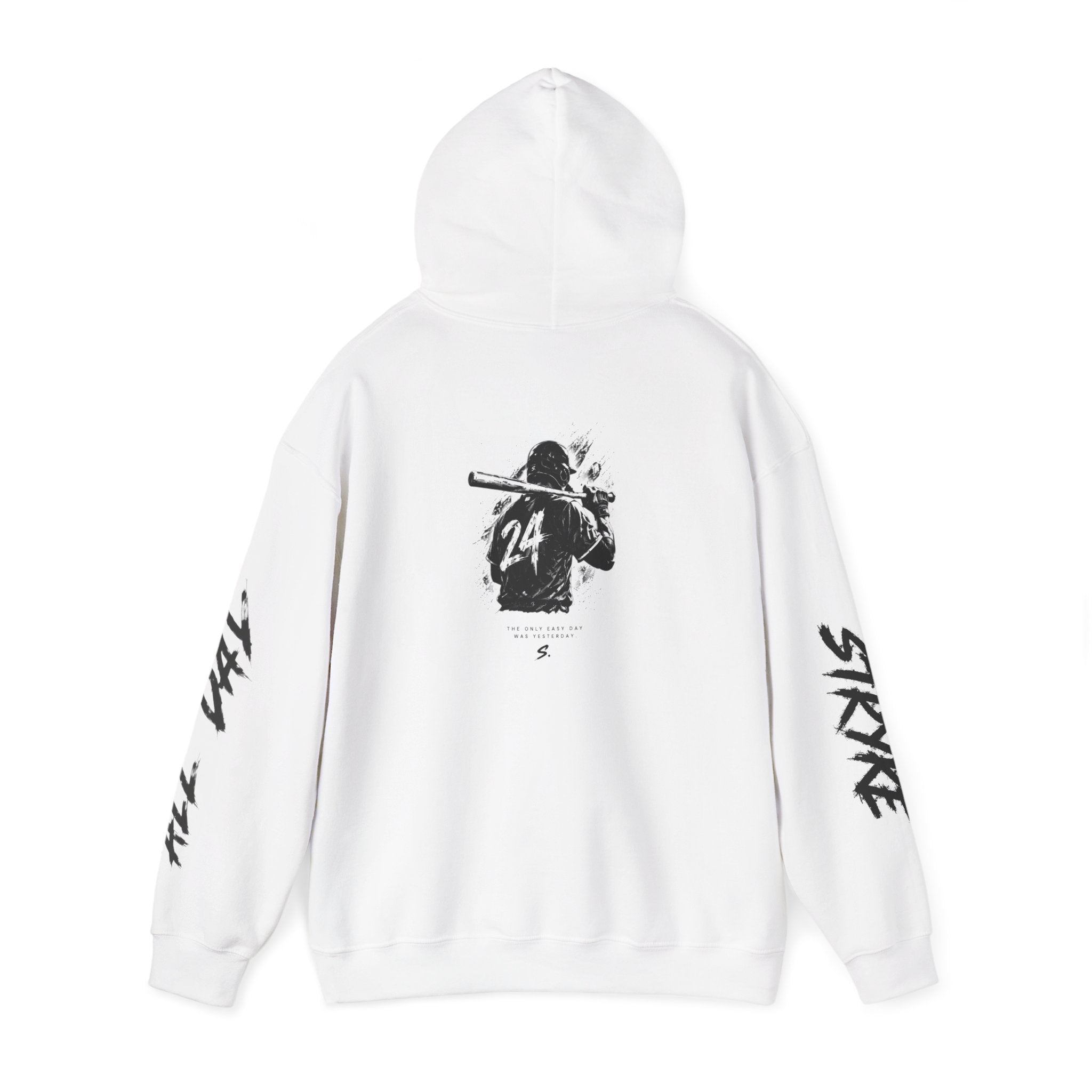 Stryke Baseball Hoodie — Vintage Player Graphic Pullover