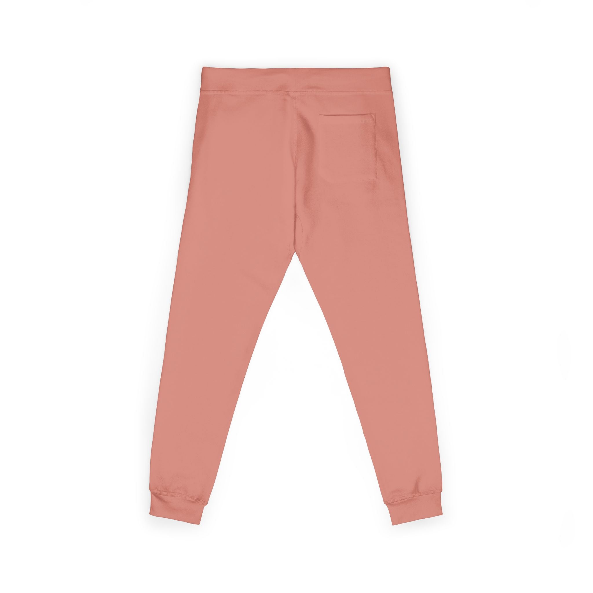 Embroidered 'STRYKE MISSION' Fleece Sweatpants — White Comfort Joggers