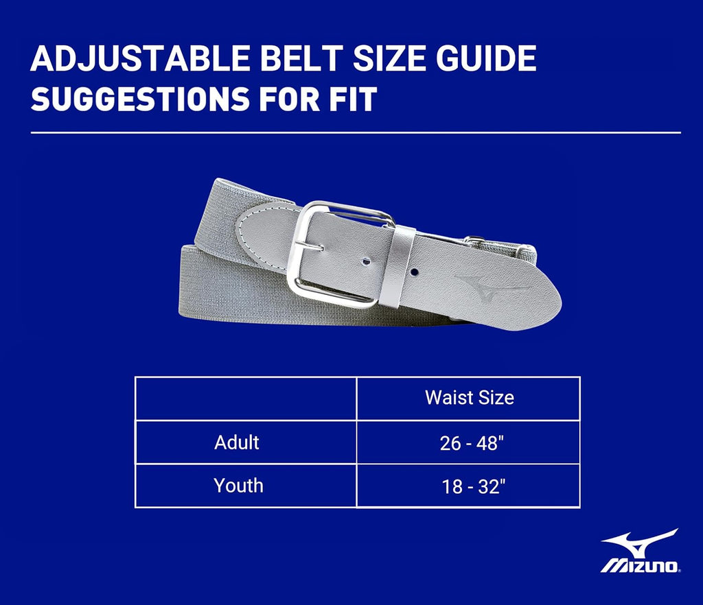Classic Elastic Baseball/Softball Belt | Youth and Adult