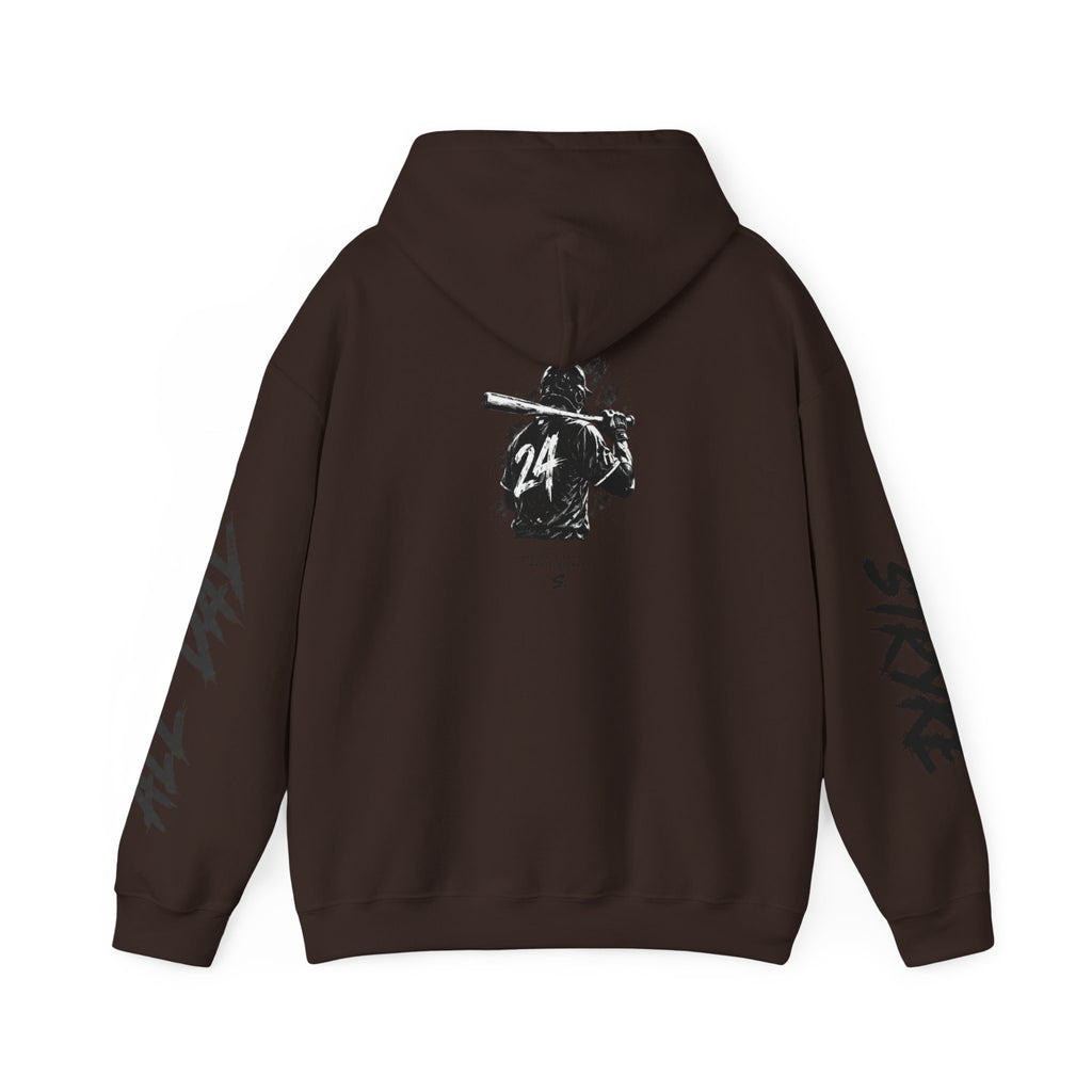 Stryke Baseball Hoodie — Vintage Player Graphic Pullover