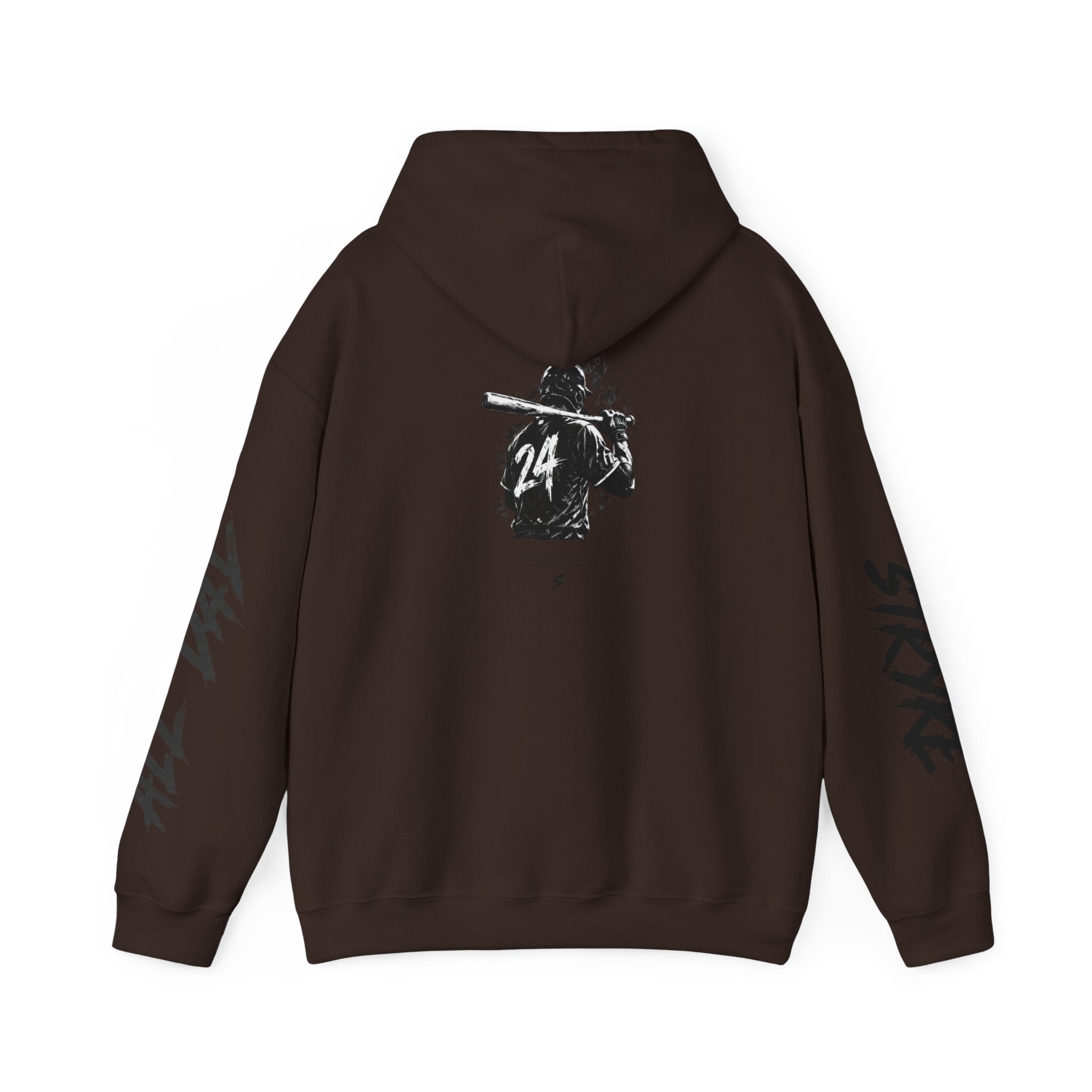 Stryke Baseball Hoodie — Vintage Player Graphic Pullover