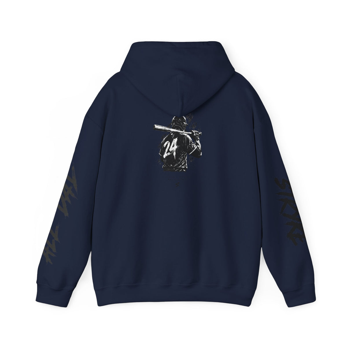 Stryke Baseball Hoodie — Vintage Player Graphic Pullover