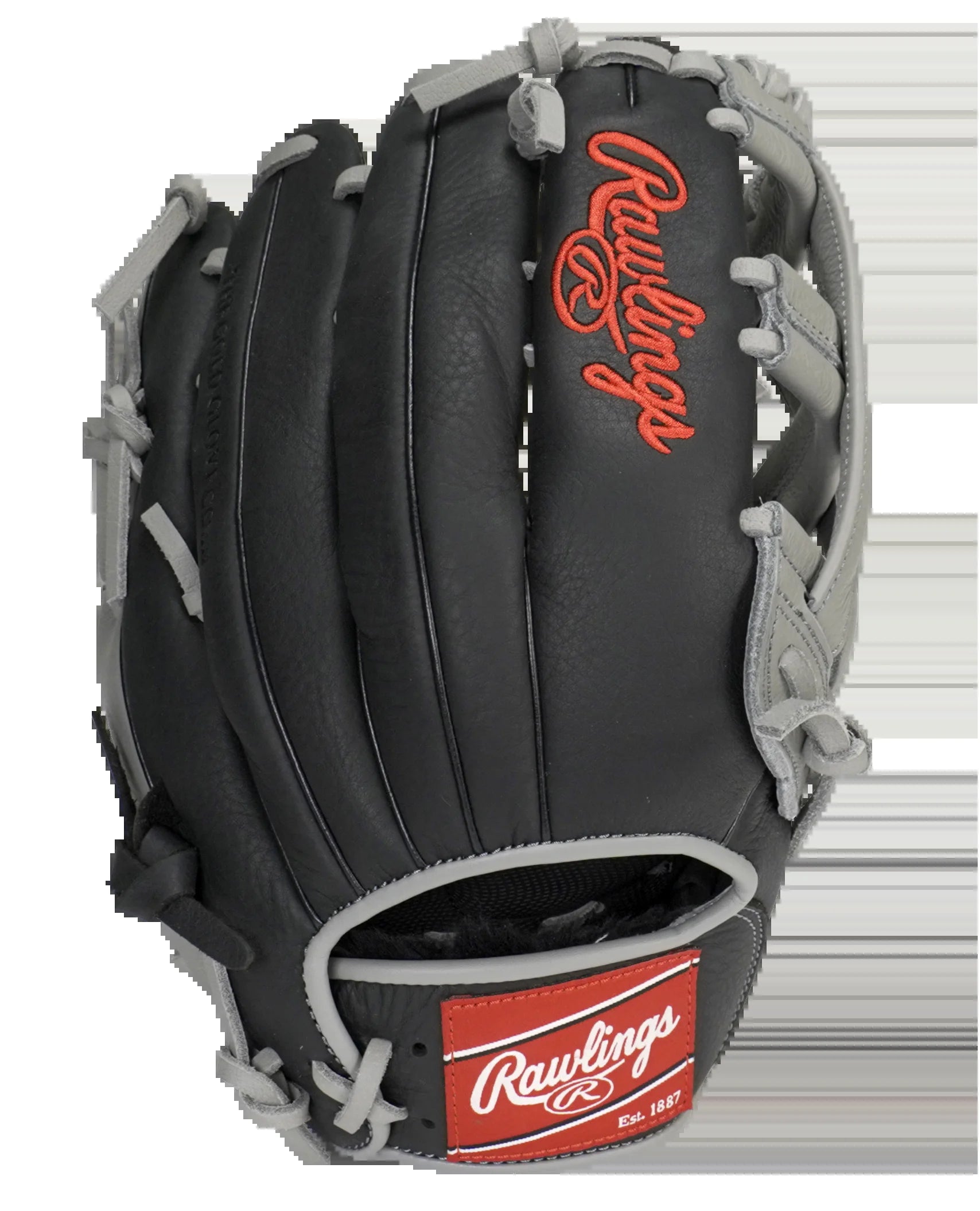 Pro Select Series 12.5 In. Baseball Gloves and Mitts, Black and Gray, Right Hand Throw