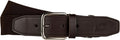 Baseball Belt with Leather Tab