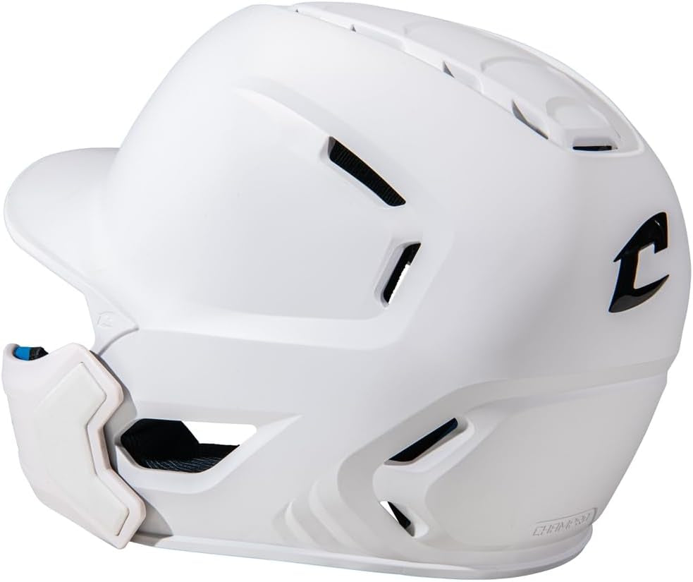 HXE Matte Baseball Batting Helmet with Jaw Guard