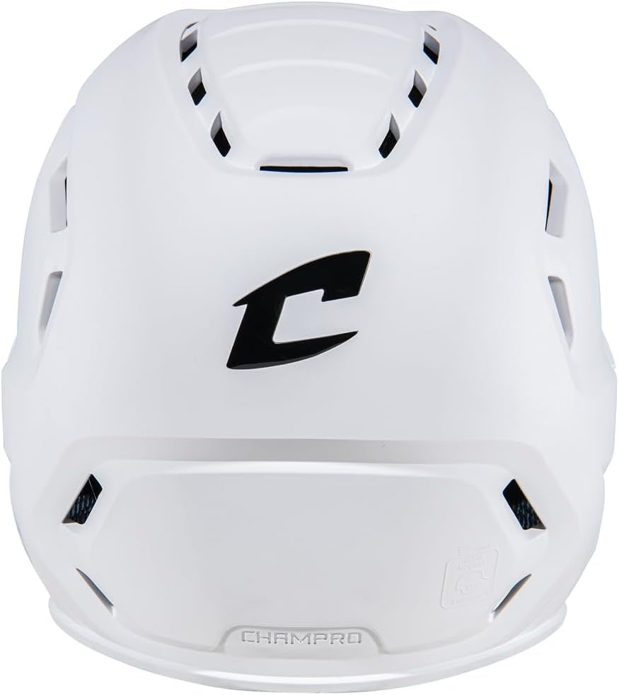HXE Matte Baseball Batting Helmet with Jaw Guard