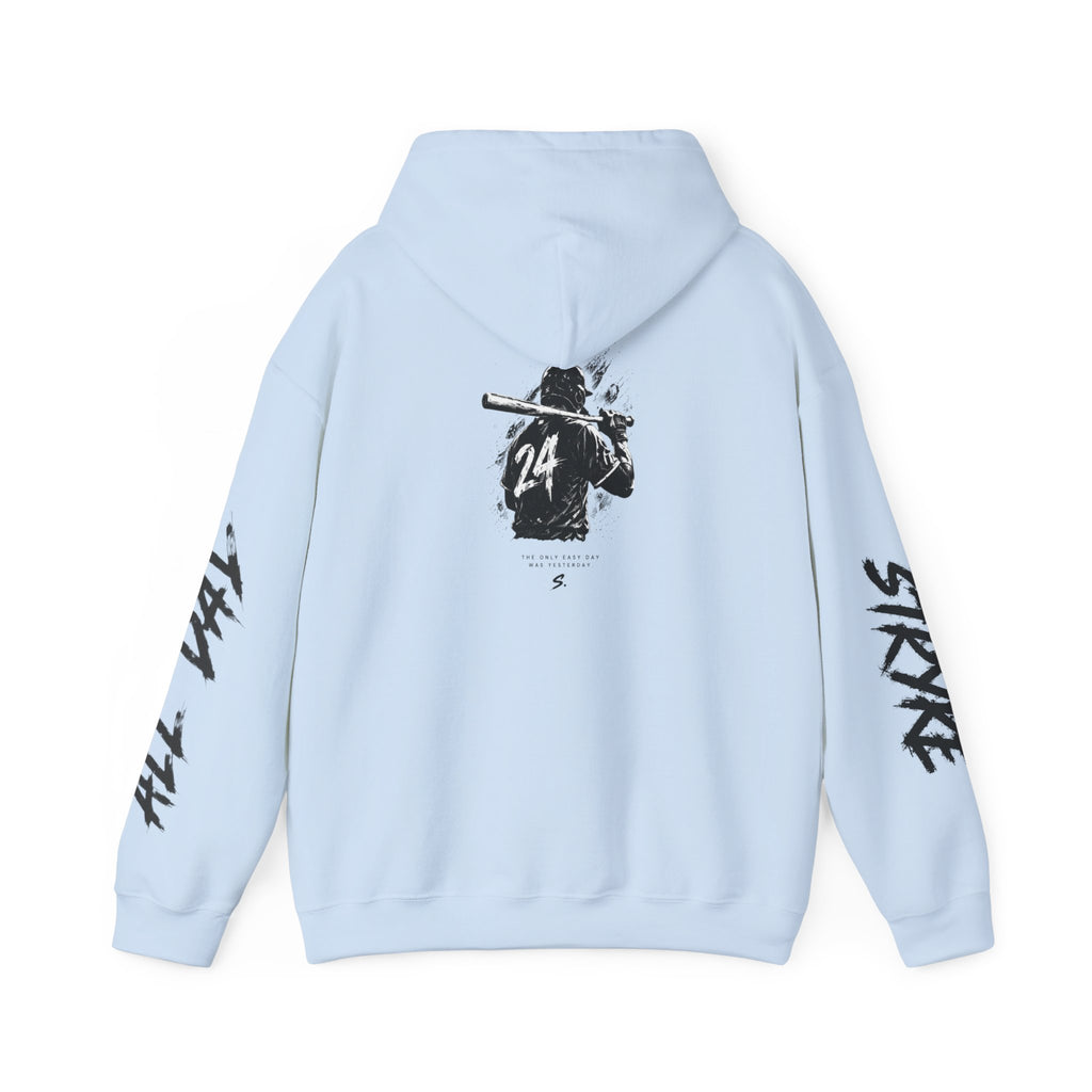 Stryke Baseball Hoodie — Vintage Player Graphic Pullover