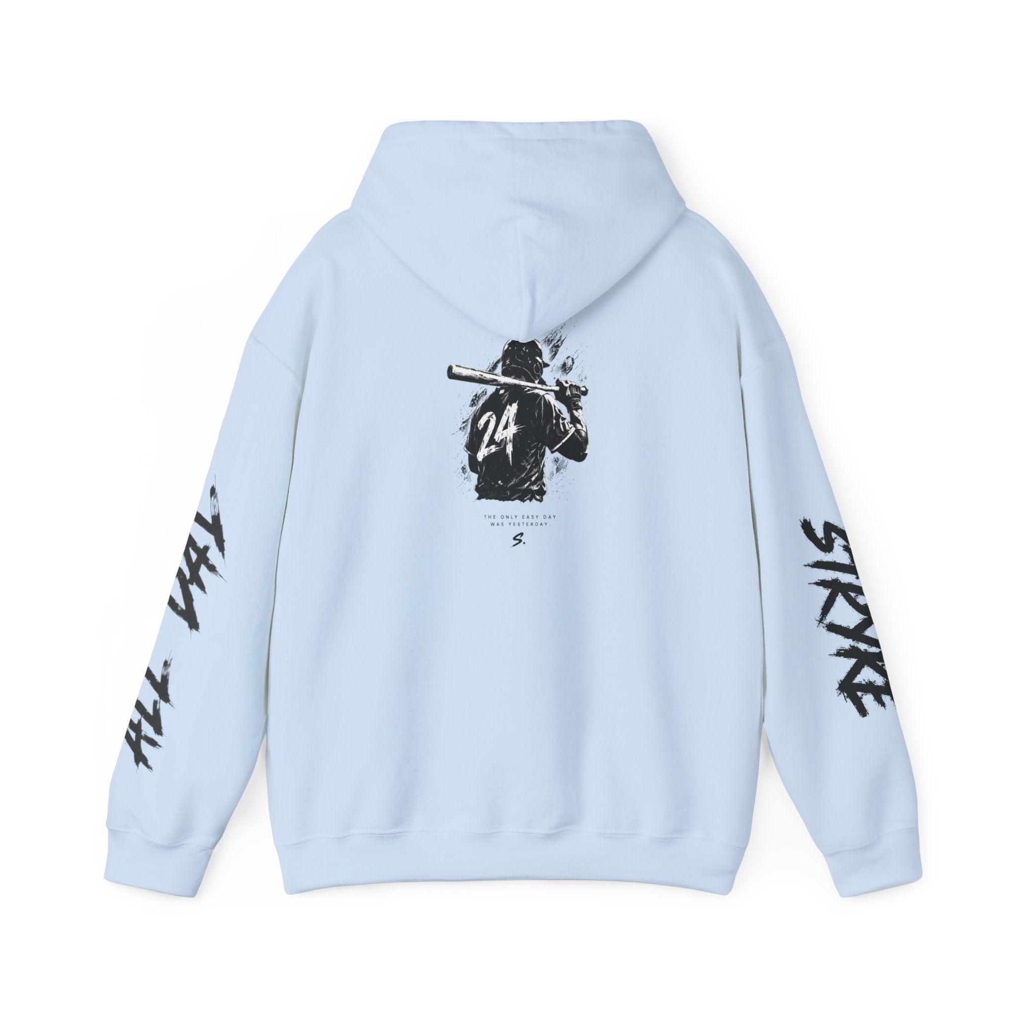 Stryke Baseball Hoodie — Vintage Player Graphic Pullover