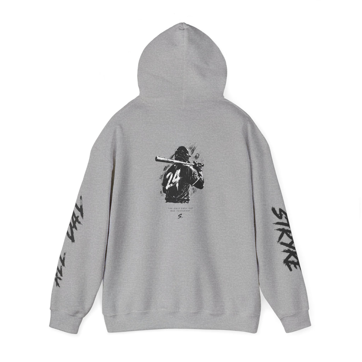 Stryke Baseball Hoodie — Vintage Player Graphic Pullover