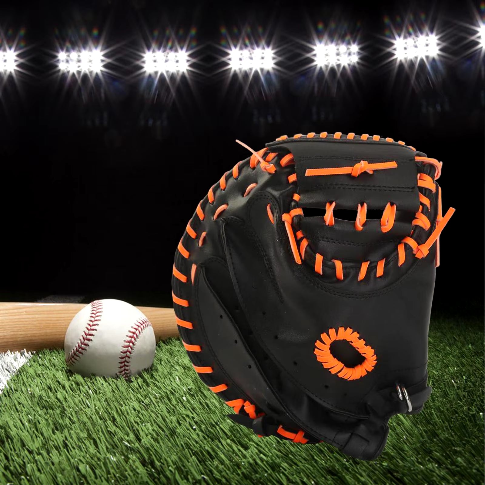 Baseball Gloves Softball Training Teeball Gloves 12.5" Thickened Catcher Mitt Softball Glove for Adults Beginner Outdoor Sports