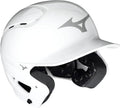 Youth - Boys B6 Youth Baseball Batting Helmet - Solid Color, Glossy White, One Size