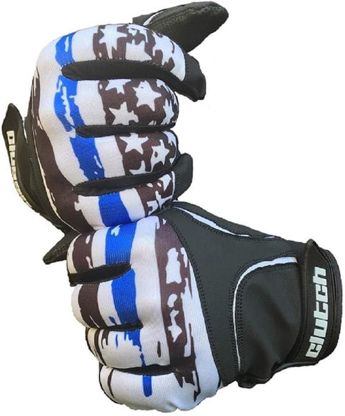 American Flag Baseball & Softball Batting Gloves, Super Grip Finger Fit, Performance Mesh & Perforated Sheepskin Palm for Adults & Youth