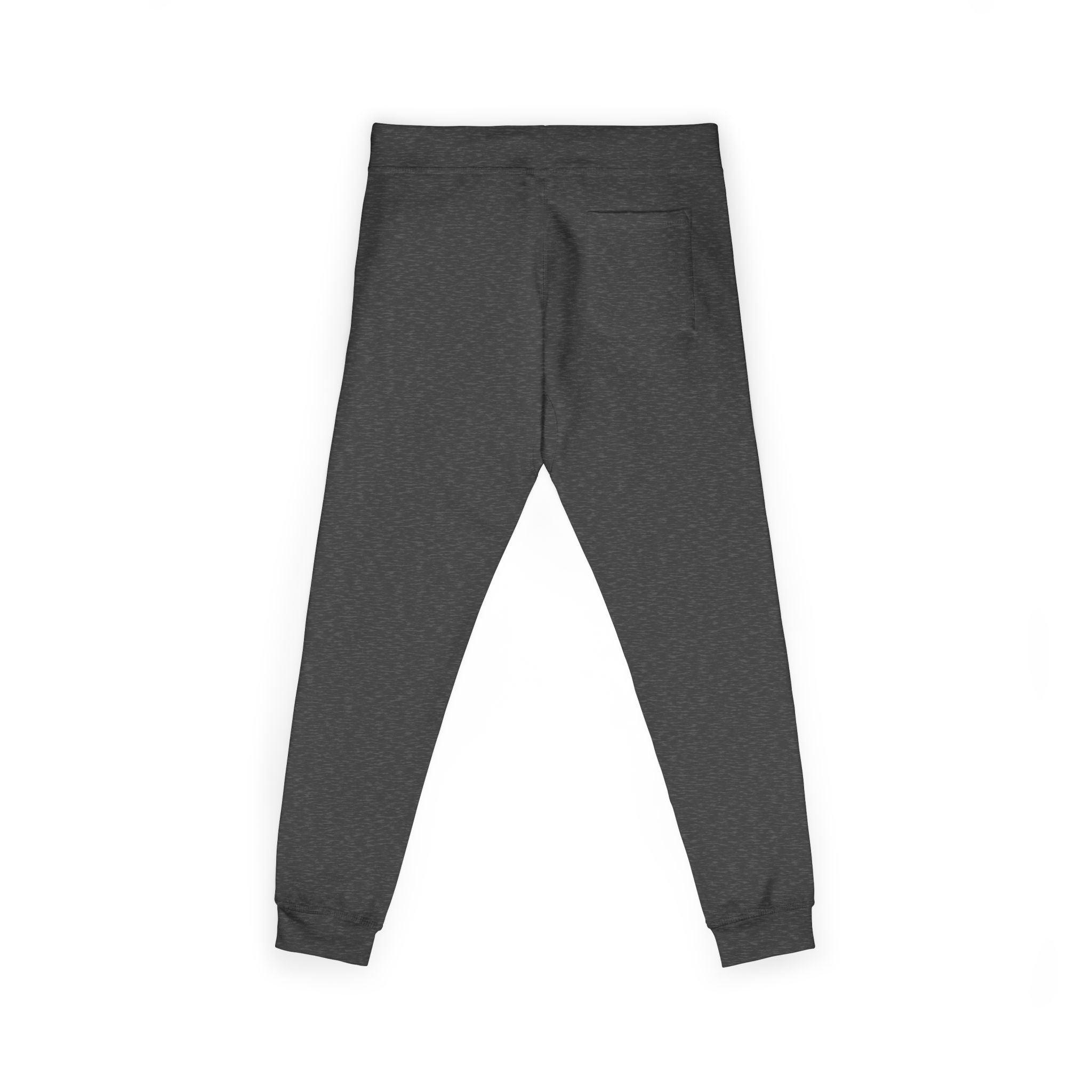 Embroidered 'STRYKE MISSION' Fleece Sweatpants — White Comfort Joggers