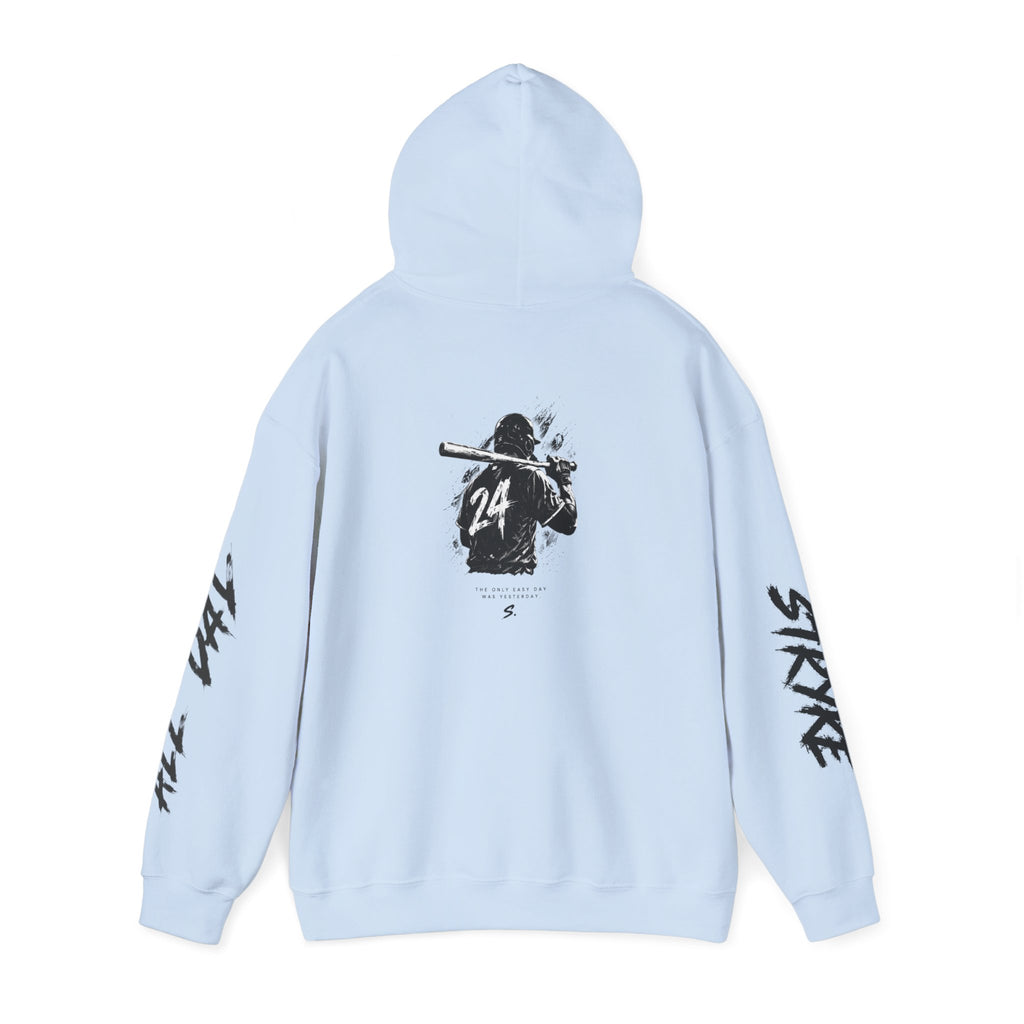 Stryke Baseball Hoodie — Vintage Player Graphic Pullover