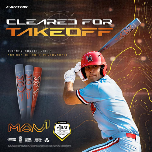 2025 | MAV1 Baseball Bat | BBCOR | -3 Drop | 2 5/8" Barrel | 1 Pc. Alloy