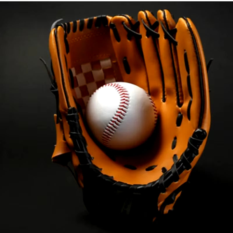 Outdoor Sport Baseball Glove Softball Practice Equipment Size 9.5/10.5/11.5/12.5 Left Hand for Kids/Adults Man Woman Training