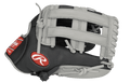 Pro Select Series 12.5 In. Baseball Gloves and Mitts, Black and Gray, Right Hand Throw