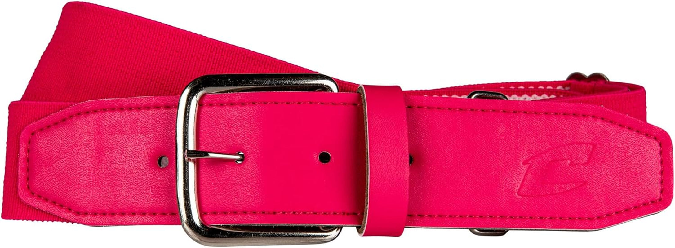 Baseball Belt with Leather Tab