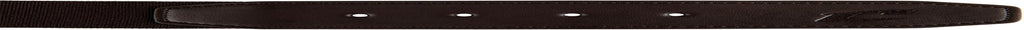 Baseball Belt with Leather Tab