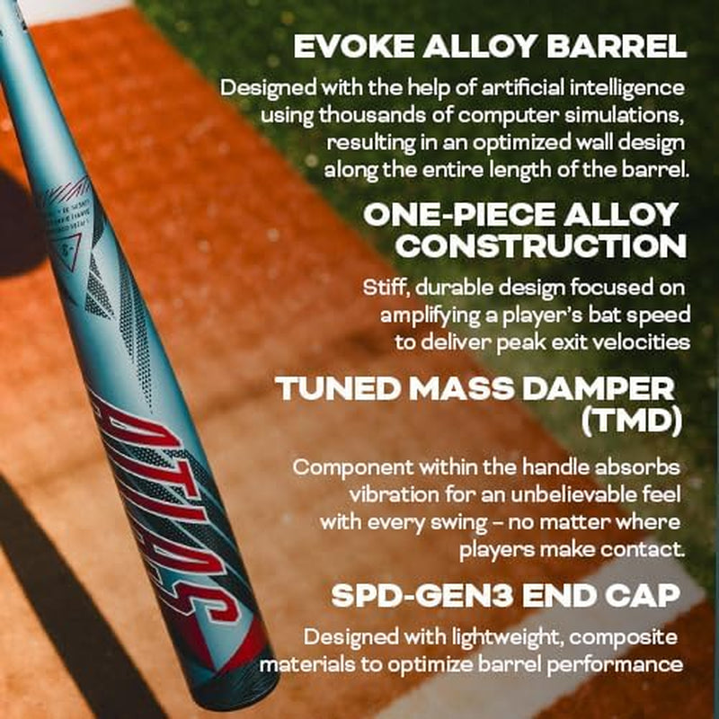 2026 Atlas (-3) BBCOR Baseball Bats